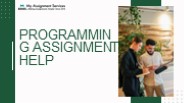 Expert Programming Assignment Help: Ace Your Coding Tasks!