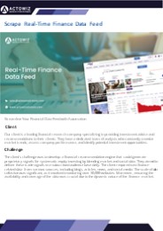 Scrape Real-Time Finance Data Feed
