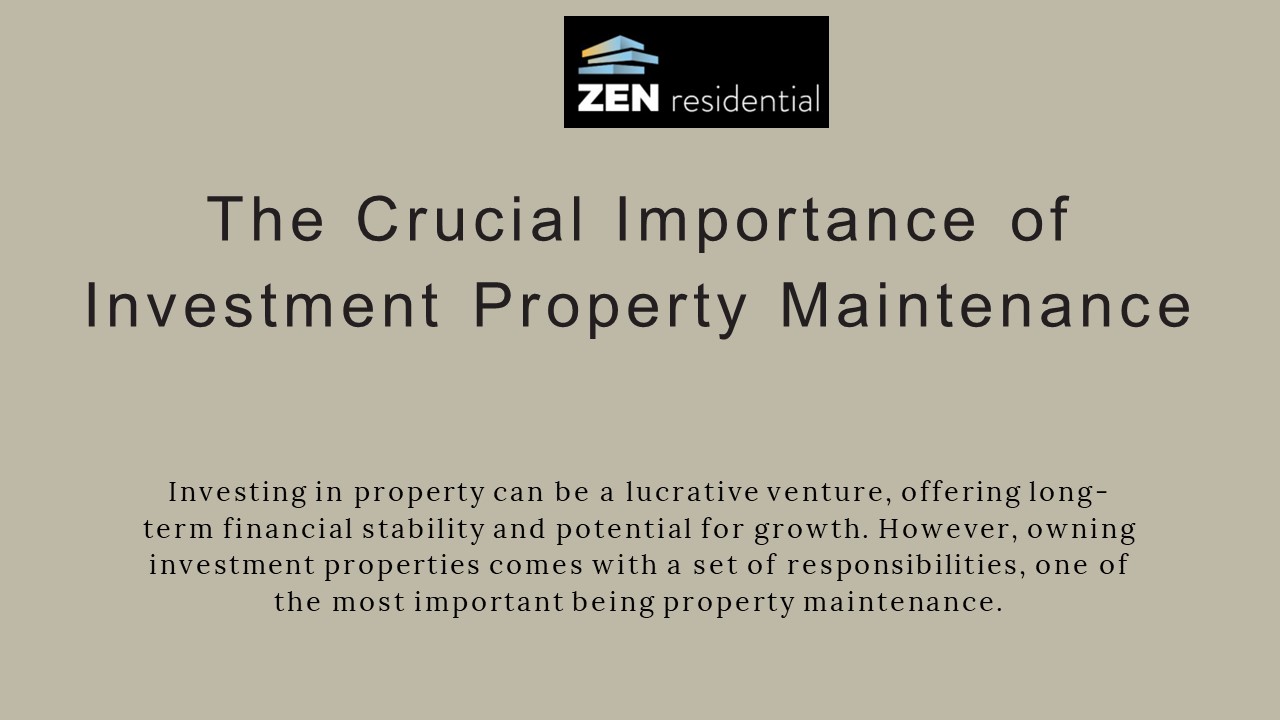 Investment Property Maintenance in Calgary