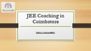 JEE Coaching in Coimbatore