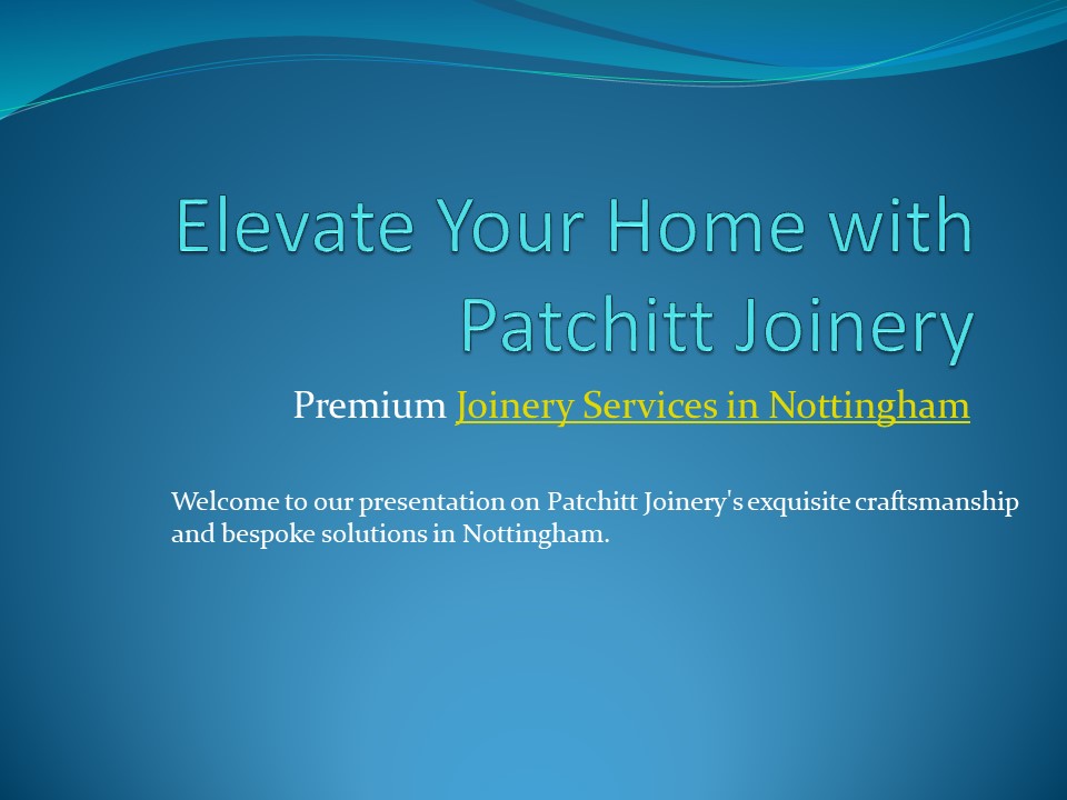 Premium Joinery Services in Nottingham (1)