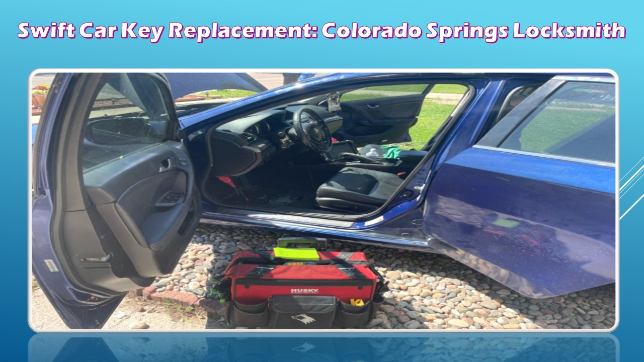 Swift Car Key Replacement: Colorado Springs Locksmith