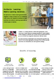Empowering Learning on the Go: Mobile Learning Solutions