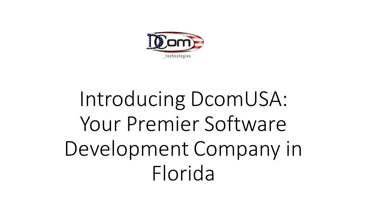 Software Development Company in Florida