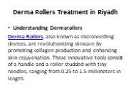Derma Rollers Treatment in Riyadh