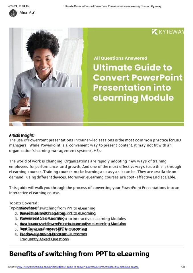 presentation player overlay