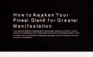 awaken pineal gland