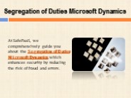 Segregation of Duties Microsoft Dynamics (1)