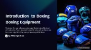 Introduction to Boxing Equipment (1)
