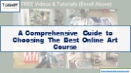 A Comprehensive Guide to Choosing The Best Online Art Course