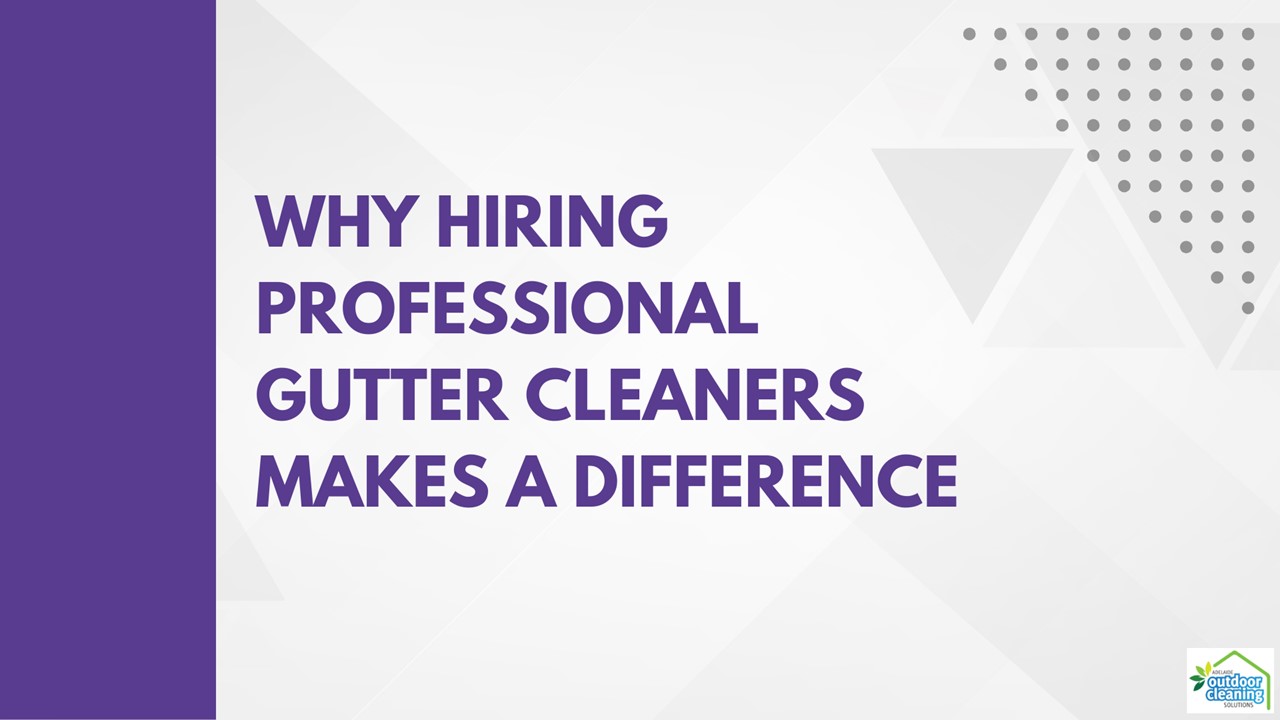 Why Hiring Professional Gutter Cleaners Makes a Difference