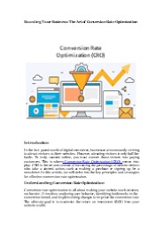 Drive Results: Elevate Your Business with Conversion Rate Optimization