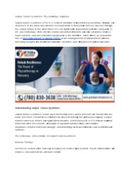 Carpal Tunnel Syndrome: Physiotherapy Solutions