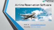 Airline Reservation Software