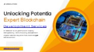 Unlocking Potential Expert Blockchain Development Services