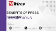 Benefits of Press Release submissions