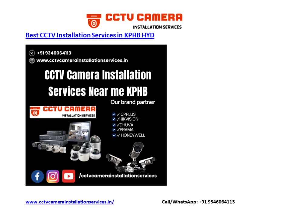 CCTV Camera Installation Services Near me KPHB