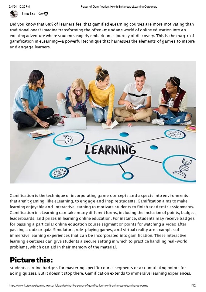 Unlocking the Power of Gamification: How It Enhances eLearning Outcomes