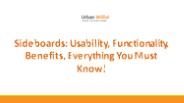 Sideboards: Usability, Functionality, Benefits, Everything You Must Know