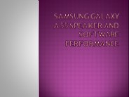 Samsung Galaxy A55 Speaker and Software Performance