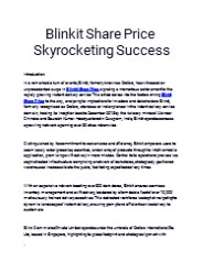 Get the Best Blinkit Share Price only at Planify