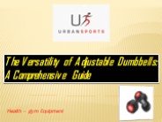 Adjustable dumbells