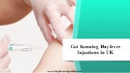 Get Kenalog Hayfever Injections in UK