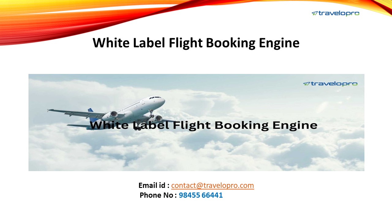 White Label Flight Booking Engine