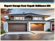 Expert Garage Door Repair Baltimore MD