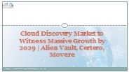 Cloud Discovery
