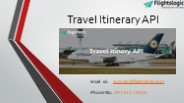 Travel Itinerary API