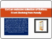 Boltless Rivet Shelving (1)