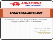 Emergency Ambulance Services Available 24/7