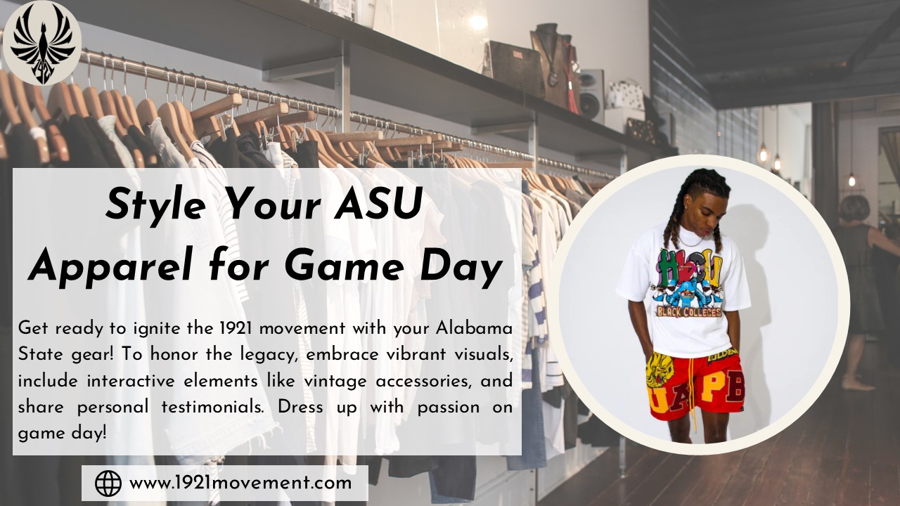 Stylish Alabama State University Apparel - 1921 Movement