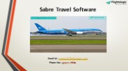 Sabre Travel Software