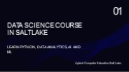 Data Science Course in Saltlake