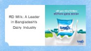 RD Milk: A Leader in Bangladesh's Dairy Industry