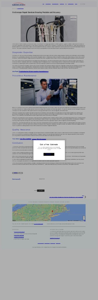 Endoscope Repair Solutions: Guaranteeing Precision and Accuracy