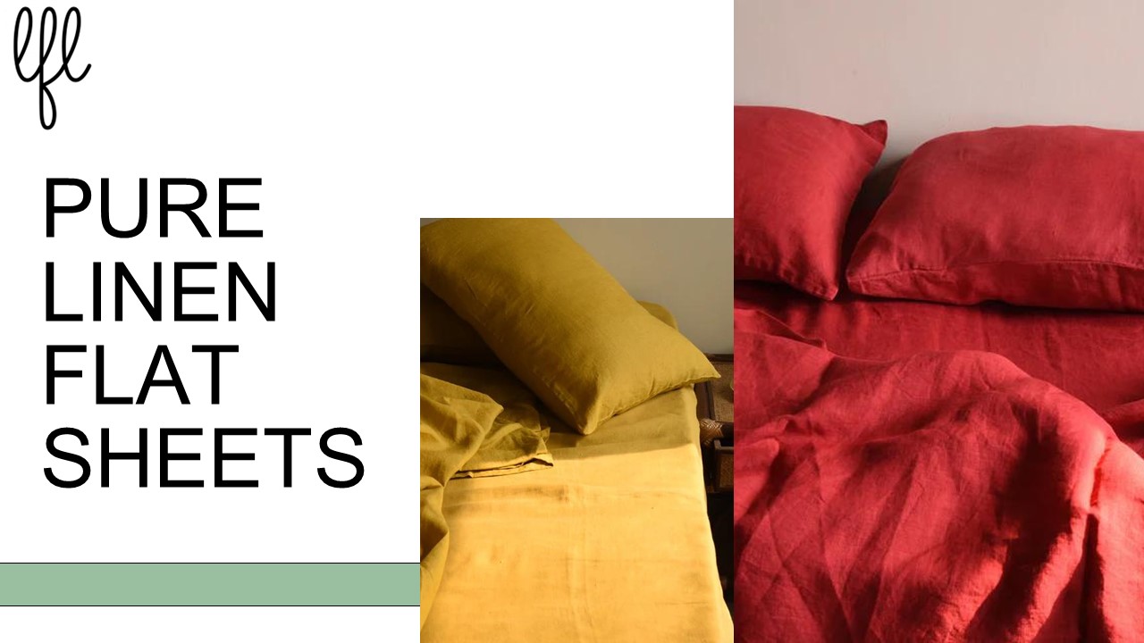 Pure Linen Flat Sheet | Love For Linen