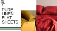 Pure Linen Flat Sheet | Love For Linen