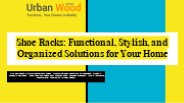 Wooden Shoe Rack Designs
