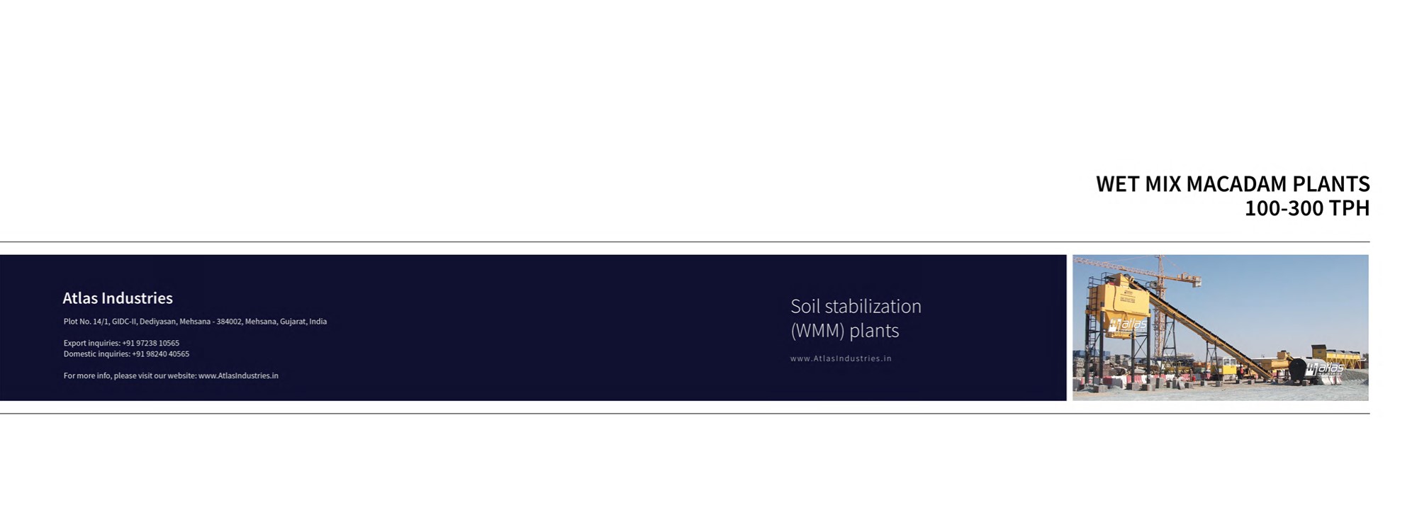 Wet mix macadam plant in UAE