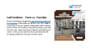 Lab Furniture: Form vs Function