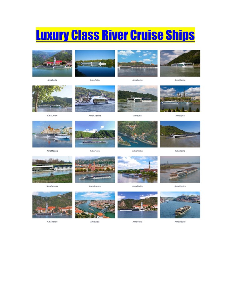 Luxury-Class River Cruise Ships