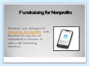 Fundraising for Nonprofits