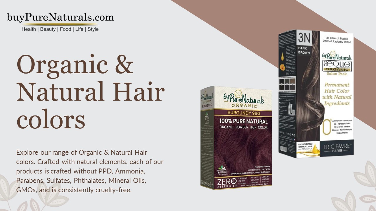 Organic And Natural Hair Color | Bypurenaturals