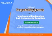 Mechanical Engineering Lab Instruments Suppliers