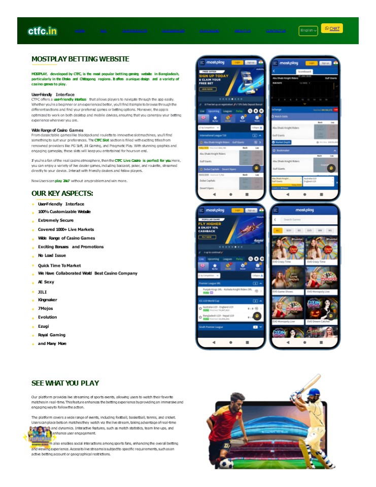 Mostplay Betting Website Bangladesh