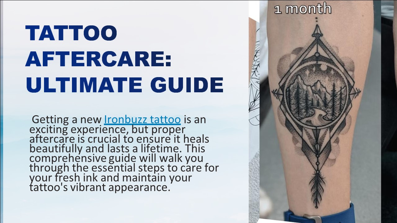 Tattoo Aftercare Ultimate Guide