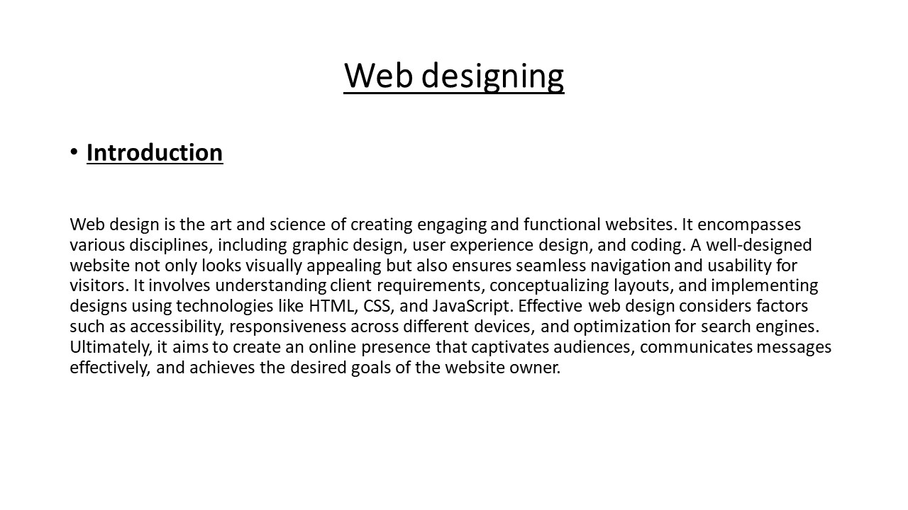 web designing course in chandigarh